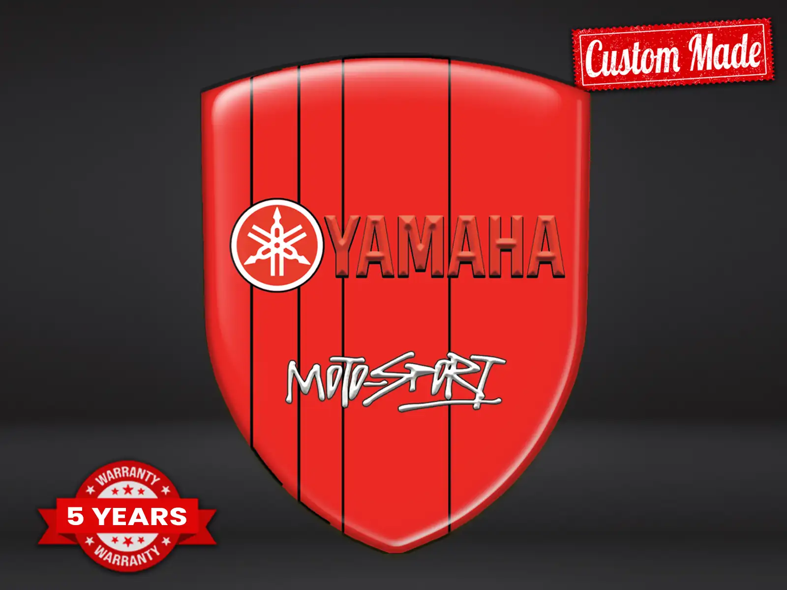 Yamaha Heckscheibensticker Stabil Minimal Design Auto